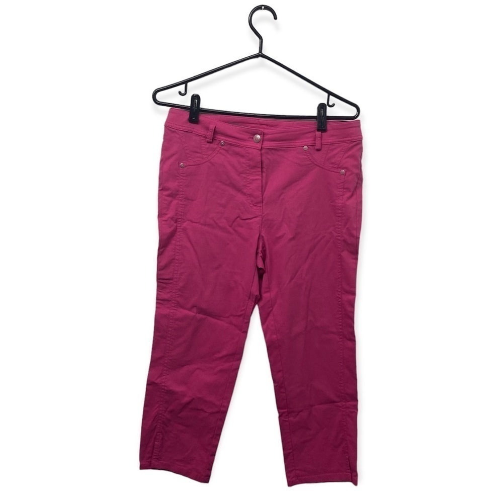 Steilmann Women Pink Capris Midrise 3/4 Pants Size 8